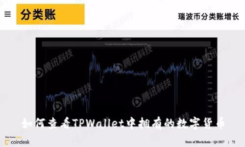 如何查看TPWallet中拥有的数字货币